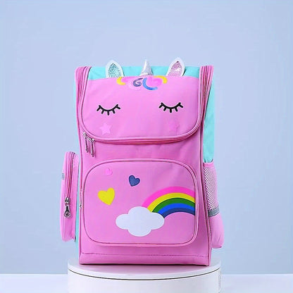 Children's Elementary School Students Schoolbag Girls 1, 2, 3, 4, 5, 6 Grades 6-12 Years Old Shoulders Backpack Cute Waterproof Lightweight Boys