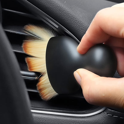1pc Car Interior Cleaning Brush, Compact Soft Bristle Brush, Car Seat Center Console Gap Interior Dust Removal Artifact, Car Interior Air Conditioner Air Outlet Cleaning Brush, Car Accessories, Men Gift