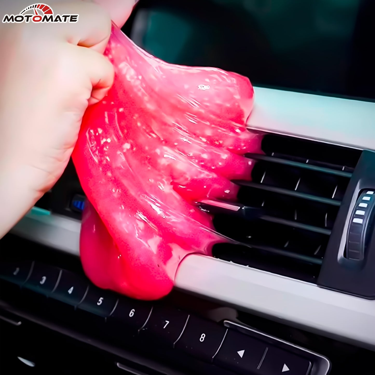 Car Cleaning Gel Detailing Putty Auto Detail Tools Car Interior Cleaner Slime Car Accessories Automotive Kits Keyboard Cleaner Pink/NT WT: 5.6oz (160 gr)