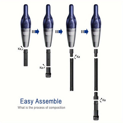 [Powerful Car Vacuum Cleaner] Powerful 5000pa Strong Suction Handheld Wireless Car Vacuum Cleaner | USB Charging, Long Working, For Cars, Homes, Offices, Pet Hair Cleaning - Car Accessories For Men Women