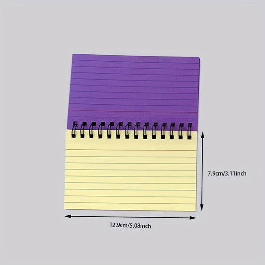 1pc Vibrant Color Spiral Notebook - Portable, Simple, and Durable Student Journal for School, Office, and Creative Writing - Ideal for Note-Taking, Journaling, and Sketching