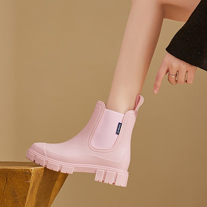 Trendy Waterproof Rain Boots - High Quality Non-slip Shoes for Women and Men, Ideal for Outdoor, Kitchen, Garden, Motorcycle, Rain, Water, Fishing Activities