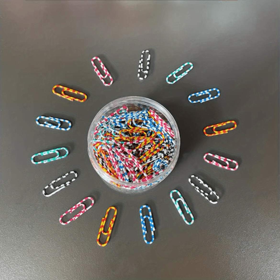 200pcs Large Metal Paper Clips - Nickel Plated, Colorful, Pin Barrel Design, Bookmark Function, Office and School Stationery Essentials