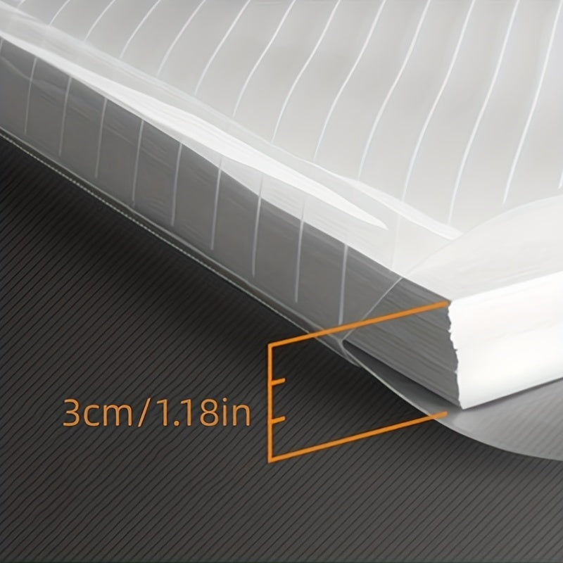 [Colorful Folding File Bags] 5/20/40/60/70/80/90pcs Classic Transparent Colorful Folding File Bags, A4, PP Plastic, for Students, School Supplies