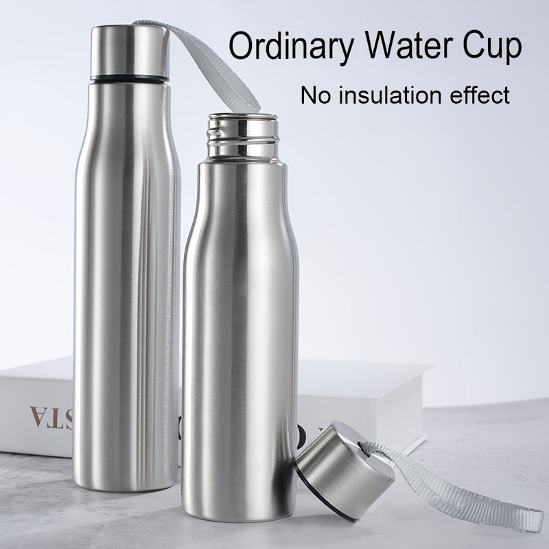 25.36oz/33.81oz Stainless Steel Water Bottles - Durable, Leak-Proof Ordinary Water Cup -Non Insulated Cup- Ideal for Fitness Enthusiasts - for Gym, Outdoor Activities - Perfect Gift for Athletes & Fitness Lover