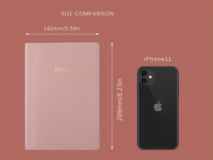 1pc 82 Sheets A5 Rainbow Border Notebook - Hardcover Executive Diary for College Ruled Writing, Thick Paper, School & Office Essential for Work, Study and Personal Use - Best Quality Stationery for Classroom and Office Suppli