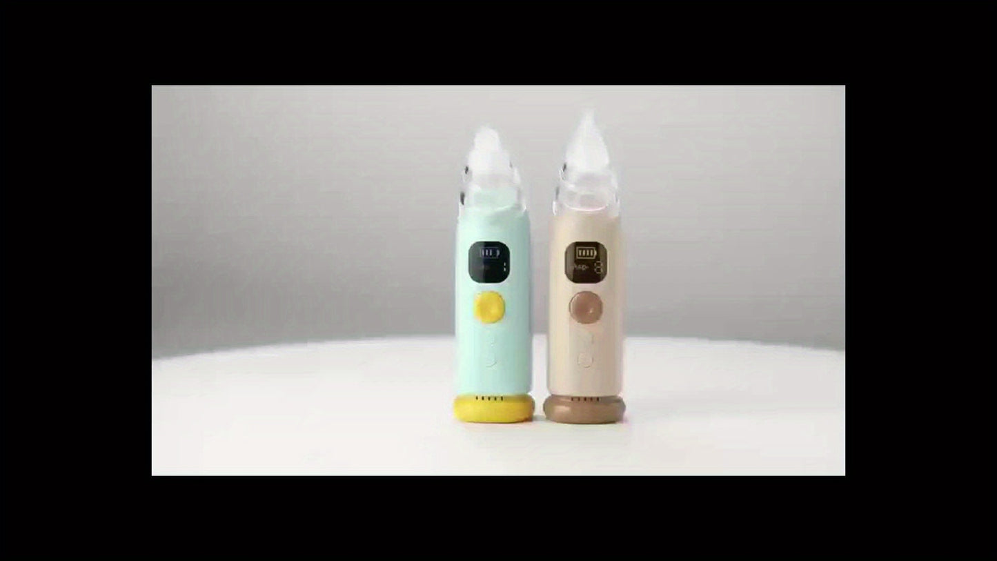 Nasal Aspirator for Baby, Baby Nose Sucker Pro with 3 Soft Silicone Tips, Adjustable Suction, Electric Nose Suction for Baby, Built-in Music & Light Soothing