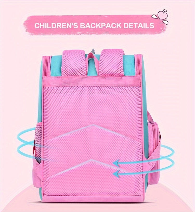 Children's Elementary School Students Schoolbag Girls 1, 2, 3, 4, 5, 6 Grades 6-12 Years Old Shoulders Backpack Cute Waterproof Lightweight Boys