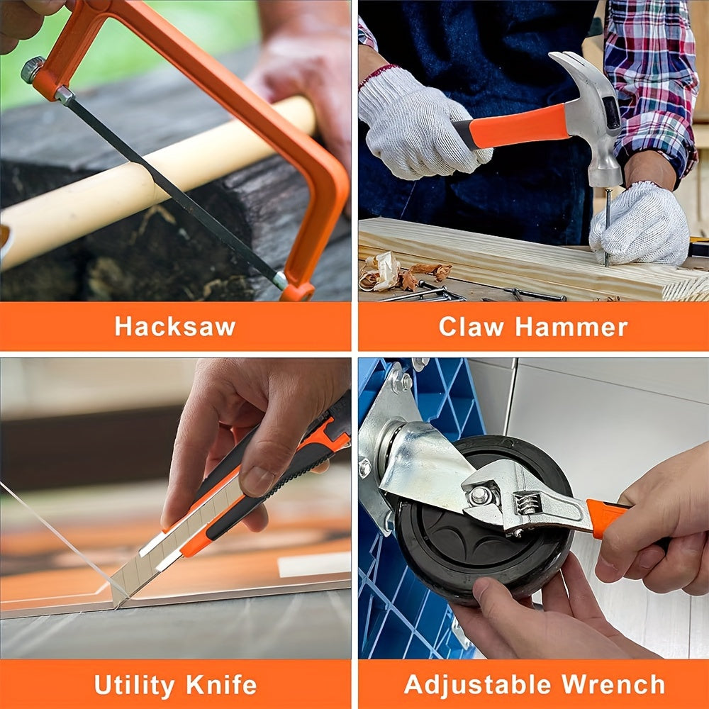 [Cordless Power Drill] 128Pcs 36V Cordless Power Drill Set, Electric Drill Set with 2 Battery - Household Tools Set, Cordless Impact Wrench, Hand Tool Set Kit, Ratcheting Screwdriver Set, Cordless Electric Screwdriver Kit, Ea