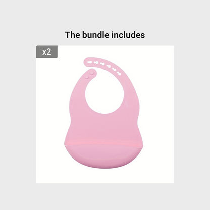 1pc Adjustable Silicone Bib for Babies - Soft, Easy to Clean, and Perfect for Mealtime - Great Gift for Holidays