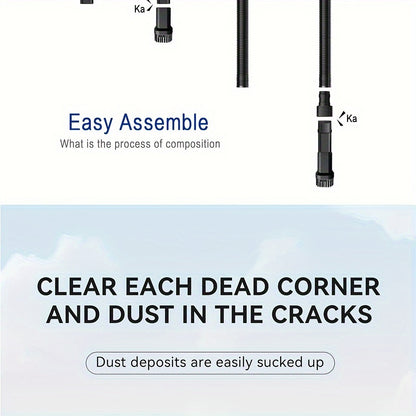 [Powerful Car Vacuum Cleaner] Powerful 5000pa Strong Suction Handheld Wireless Car Vacuum Cleaner | USB Charging, Long Working, For Cars, Homes, Offices, Pet Hair Cleaning - Car Accessories For Men Women