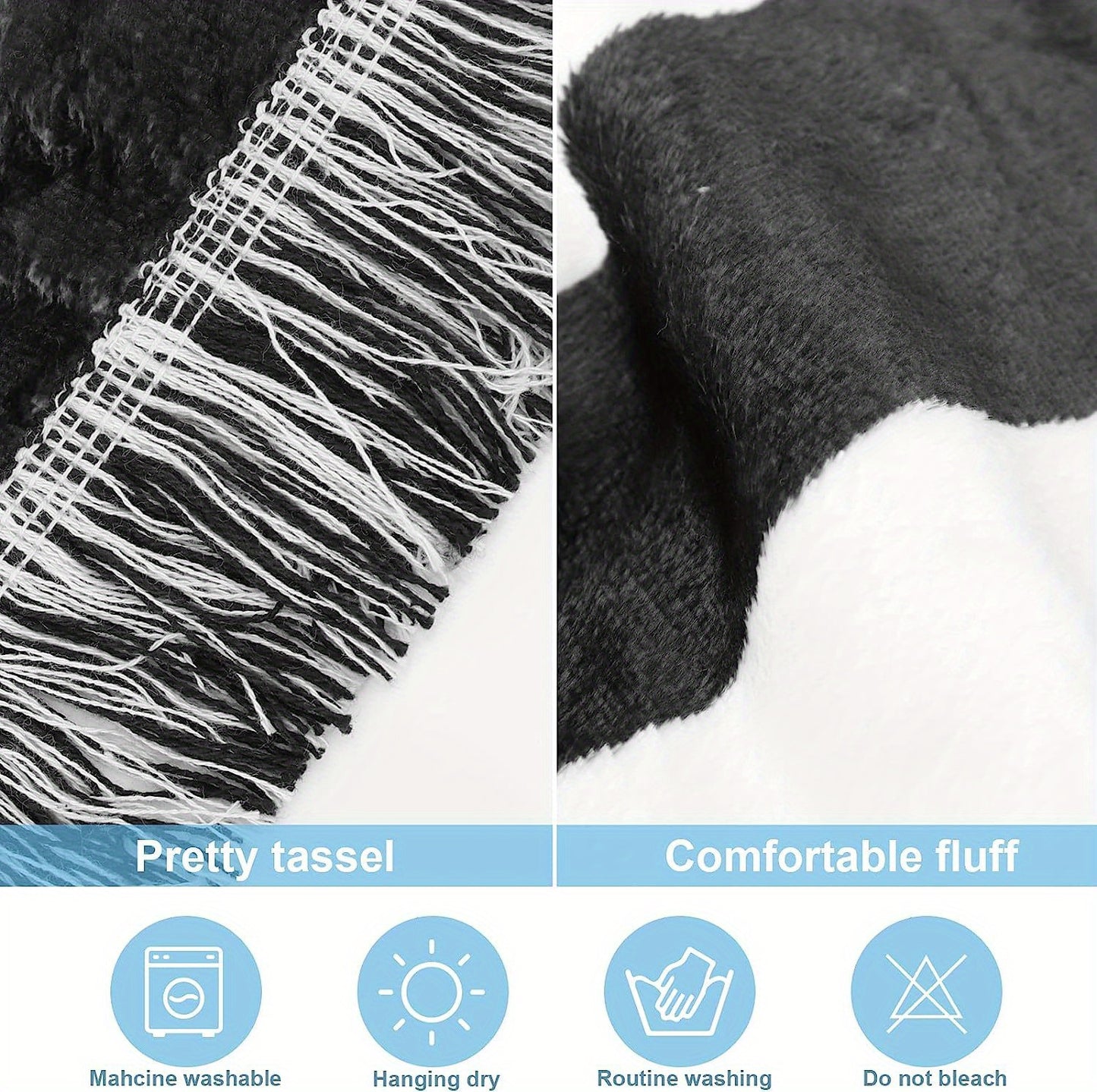 Personalized Sublimation Throw Blanket - Customizable 9/15/20 Panels, 40x60 Inches - Perfect Gift for Christmas, Halloween, Thanksgiving Day