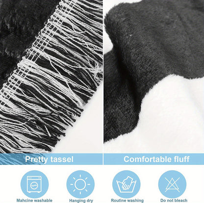 Personalized Sublimation Throw Blanket - Customizable 9/15/20 Panels, 40x60 Inches - Perfect Gift for Christmas, Halloween, Thanksgiving Day