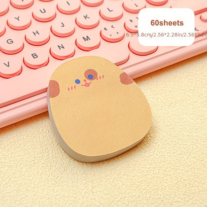 4pcs/240Sheets Cute Emoticon Sticky Notes Memo Pad Self-Stick Notes For Office School Supplies