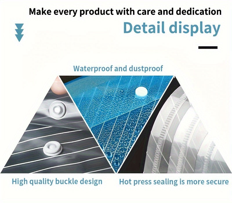 [Colorful Folding File Bags] 5/20/40/60/70/80/90pcs Classic Transparent Colorful Folding File Bags, A4, PP Plastic, for Students, School Supplies