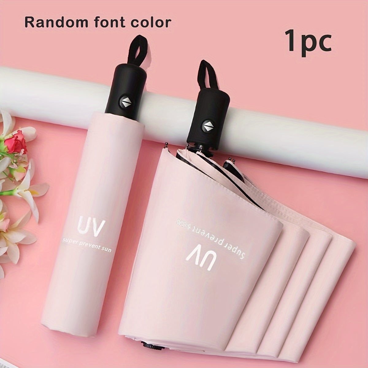 Automatic Folding Umbrella, Shine Or Rain Dual-use Umbrella, UV Protection Sunshade Umbrella