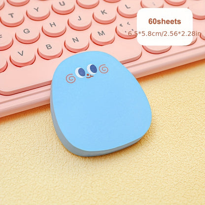 4pcs/240Sheets Cute Emoticon Sticky Notes Memo Pad Self-Stick Notes For Office School Supplies