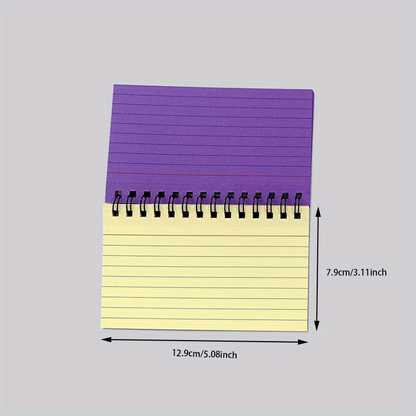 1pc Vibrant Color Spiral Notebook - Portable, Simple, and Durable Student Journal for School, Office, and Creative Writing - Ideal for Note-Taking, Journaling, and Sketching