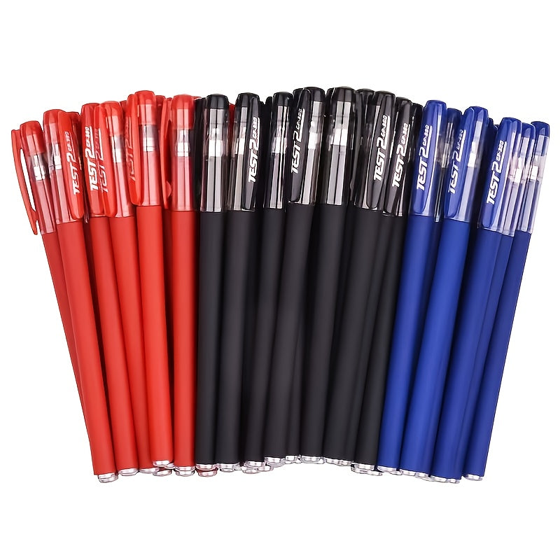 10-Piece Gel Pen Set - Perfect For Students, Exams, Office & School - Red, Black, Water & Carbon Pens! - For Students & Office Workers - Everyday Writing & Note-Taking - Great Gift for Back to School & Graduation