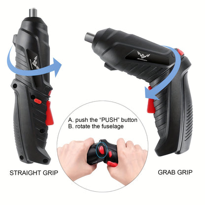 3.6v Power Tools Set Household Maintenance Repair 1300mAh Lithium Battery Mini Household Electric Drill Cordless Screwdriver