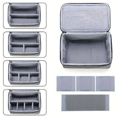 Durable & Compact Polyester Medicine Storage Bag Organizer, Portable - Empty Pill Bottle Pouch for Home, Office, School, Outdoor Travel