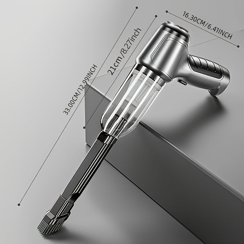 12000PA Strong Suction Car Vacuum Cleaner, Wireless Handheld Cleaning Machine, Small Car Accessories, Household Car Appliances