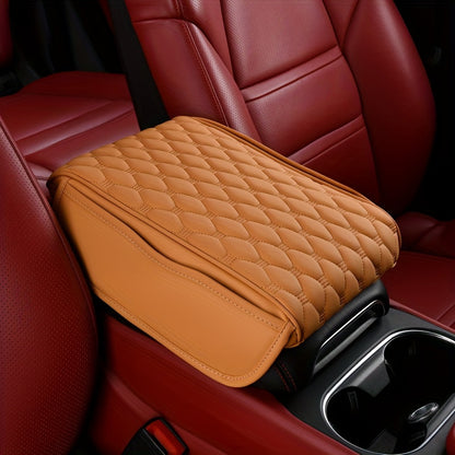 1pc Car Armrest Box Heightening Pad, Elbow Support, New Car Central Armrest Box Modification Lengthening And Thickening Cover Pad, Car Accessories