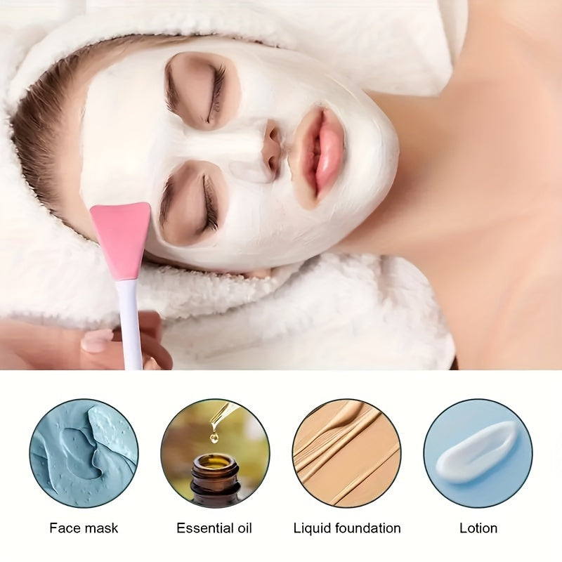 7-Piece Deluxe Facial Care Cleaning Kit - Soft Silicone and Durable Plastic Skin Care Tools for Spot Treatment, Deep Cleansing, and Gentle Exfoliation - Ideal Gift for Holidays, Cruelty-Free, Alcohol-Free, No Power or Battery