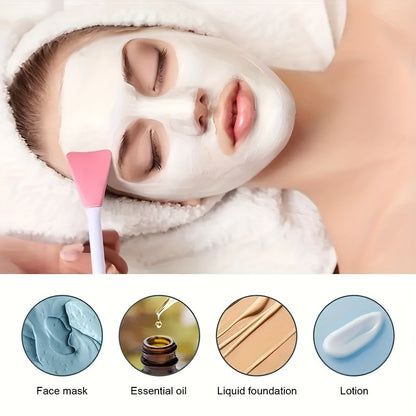 7-Piece Deluxe Facial Care Cleaning Kit - Soft Silicone and Durable Plastic Skin Care Tools for Spot Treatment, Deep Cleansing, and Gentle Exfoliation - Ideal Gift for Holidays, Cruelty-Free, Alcohol-Free, No Power or Battery