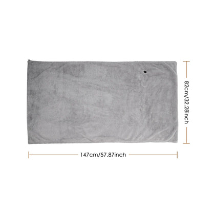 Wearable Electric Blanket USB Fast Heating Shawl 3 Level Adjustable Home Office Soft Thermal Pad Warming Full Body Back Hand