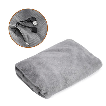 Wearable Electric Blanket USB Fast Heating Shawl 3 Level Adjustable Home Office Soft Thermal Pad Warming Full Body Back Hand