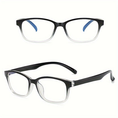 1pc Blue Light Blocking Glasses, Clear Lens For Women & Men, Reduce Eye Fatigue From Computer, TV, Phone & Gaming, Decorative Glasses