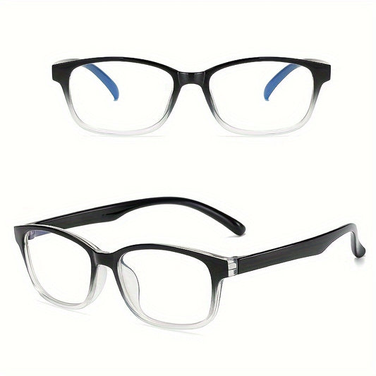 1pc Blue Light Blocking Glasses, Clear Lens For Women & Men, Reduce Eye Fatigue From Computer, TV, Phone & Gaming, Decorative Glasses