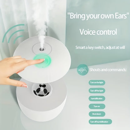 1pc, 20.29oz Anti-Gravity Humidifier And Essential Oil Diffuser - Night Light & Relaxation Sprayer | Ideal For Home & Office