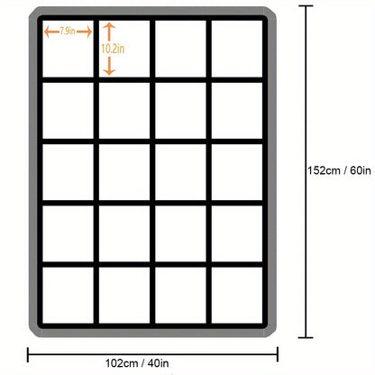 Personalized Sublimation Throw Blanket - Customizable 9/15/20 Panels, 40x60 Inches - Perfect Gift for Christmas, Halloween, Thanksgiving Day