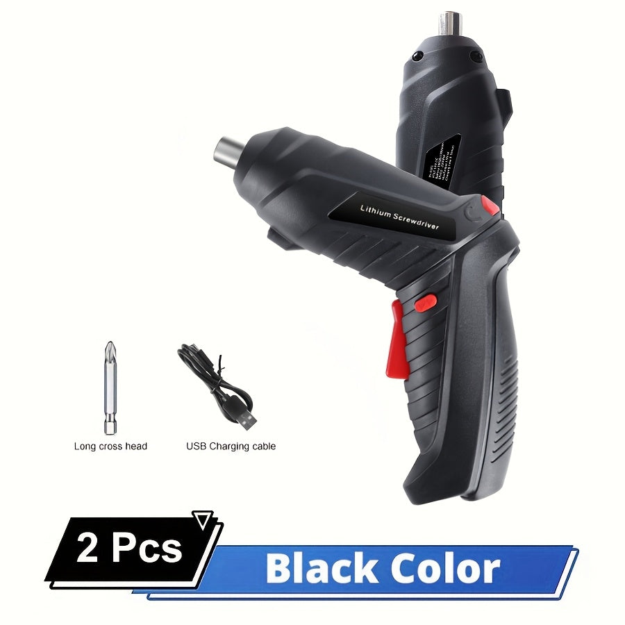 2pcs/14pcs/26pcs/47pcs 3.6V Power Tools Set Household Maintenance Repair 1300mAh Lithium Battery Mini Household Electric Drill