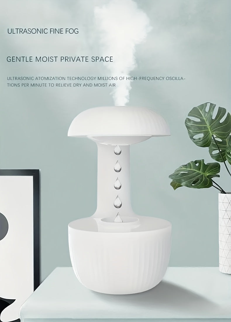 1pc, 20.29oz Anti-Gravity Humidifier And Essential Oil Diffuser - Night Light & Relaxation Sprayer | Ideal For Home & Office