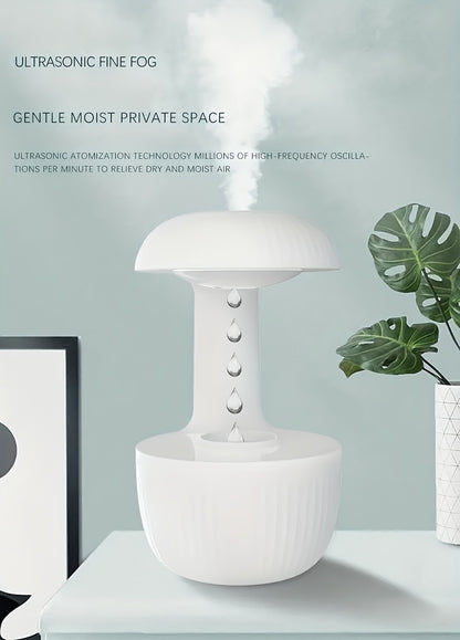 1pc, 20.29oz Anti-Gravity Humidifier And Essential Oil Diffuser - Night Light & Relaxation Sprayer | Ideal For Home & Office