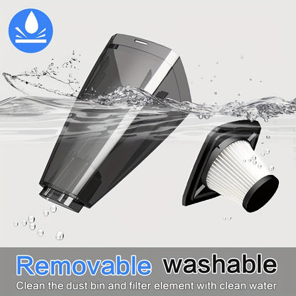 [Powerful Car Vacuum Cleaner] Powerful 5000pa Strong Suction Handheld Wireless Car Vacuum Cleaner | USB Charging, Long Working, For Cars, Homes, Offices, Pet Hair Cleaning - Car Accessories For Men Women