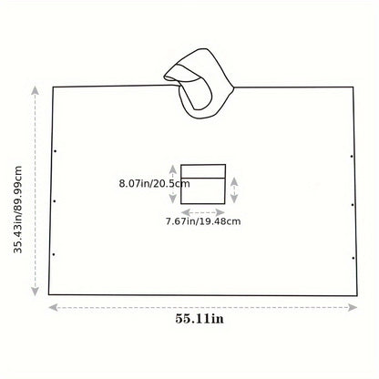 3-in-1 Solid Color Outdoor Labor Protection One-piece Cycling Rain Jacket Rain Poncho