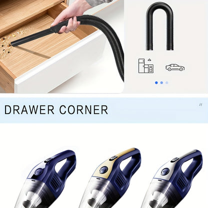 [Powerful Car Vacuum Cleaner] Powerful 5000pa Strong Suction Handheld Wireless Car Vacuum Cleaner | USB Charging, Long Working, For Cars, Homes, Offices, Pet Hair Cleaning - Car Accessories For Men Women