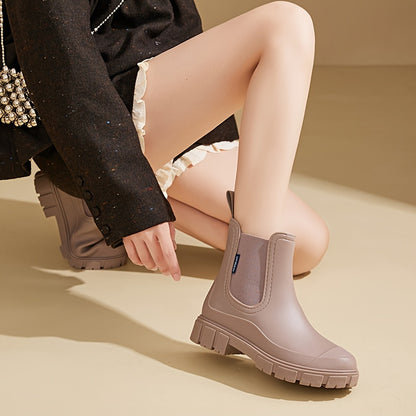 Trendy Waterproof Rain Boots - High Quality Non-slip Shoes for Women and Men, Ideal for Outdoor, Kitchen, Garden, Motorcycle, Rain, Water, Fishing Activities