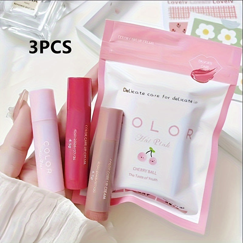 Tinted Moisturizing Lip Balm Lipstick Moisturizing Nourishing Lipstick For Dry Lip Skin Care With Plant Squalane