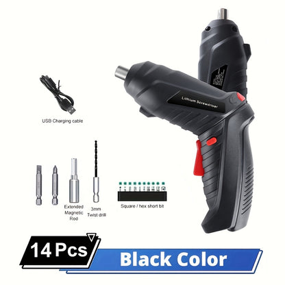 3.6v Power Tools Set Household Maintenance Repair 1300mAh Lithium Battery Mini Household Electric Drill Cordless Screwdriver