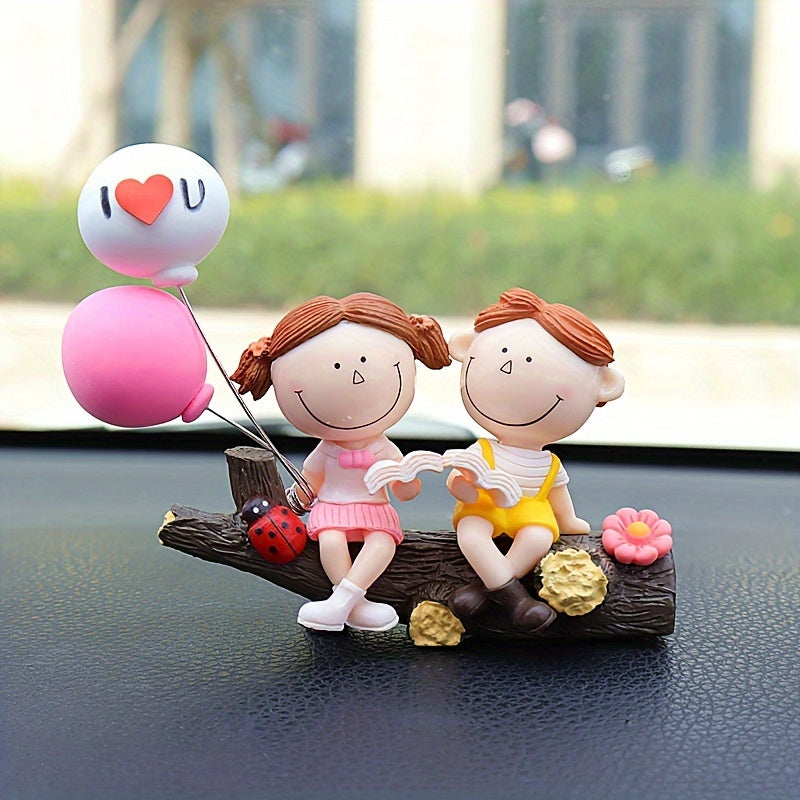 Couple Tree Branch Design Car Decoration, Creative Car Dashboard Decoration, Fashion Creative Car Accessories, Add A Touch Of Love To Your Car