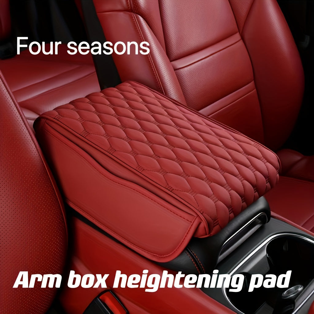 1pc Car Armrest Box Heightening Pad, Elbow Support, New Car Central Armrest Box Modification Lengthening And Thickening Cover Pad, Car Accessories