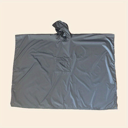 3-in-1 Solid Color Outdoor Labor Protection One-piece Cycling Rain Jacket Rain Poncho