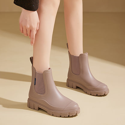 Trendy Waterproof Rain Boots - High Quality Non-slip Shoes for Women and Men, Ideal for Outdoor, Kitchen, Garden, Motorcycle, Rain, Water, Fishing Activities