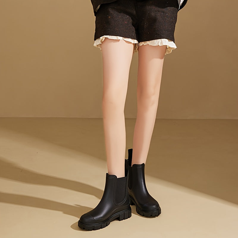 Trendy Waterproof Rain Boots - High Quality Non-slip Shoes for Women and Men, Ideal for Outdoor, Kitchen, Garden, Motorcycle, Rain, Water, Fishing Activities