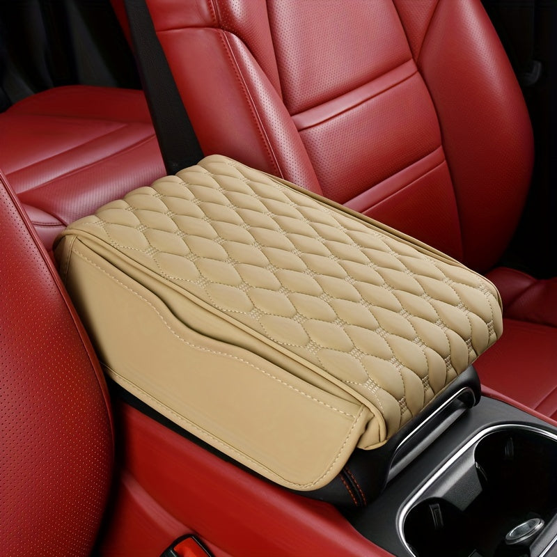1pc Car Armrest Box Heightening Pad, Elbow Support, New Car Central Armrest Box Modification Lengthening And Thickening Cover Pad, Car Accessories